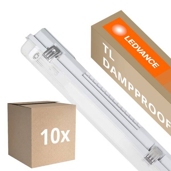 Mehrfachpackung 10x Ledvance LED Feuchtraumleuchte Feuchtigkeitsdicht Gehäuse Performance | Geeig