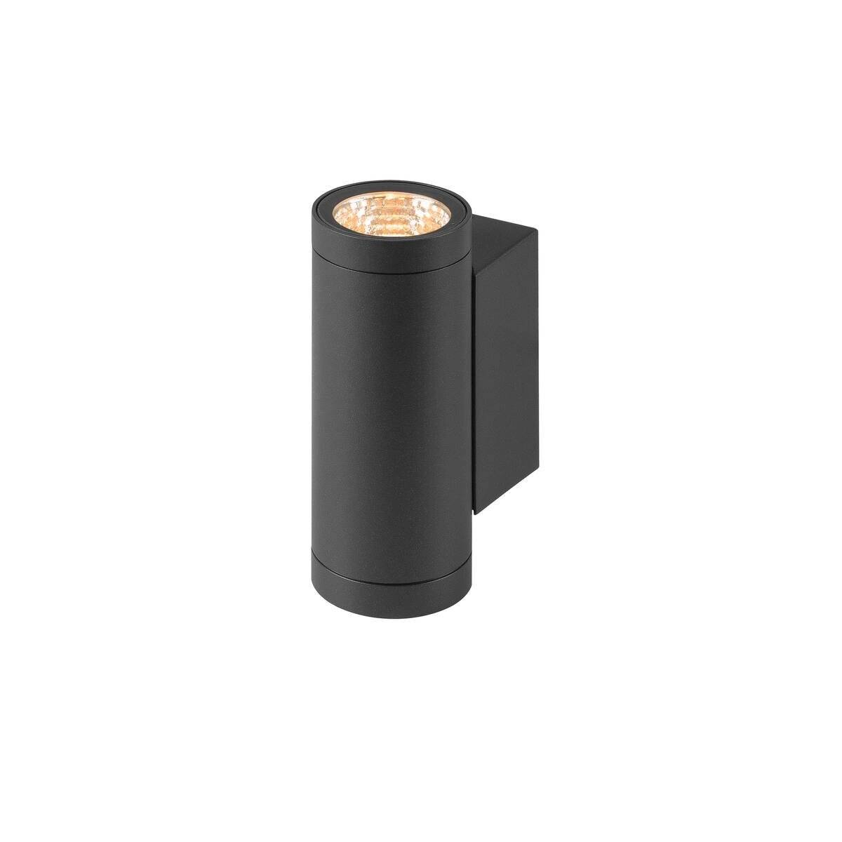 Preisbild für SLV Helia Pro S Up/Down Wandleuchte Aluminium Anthrazit 12W 1400lm - 827 Extra Warmweiß | Außenbe