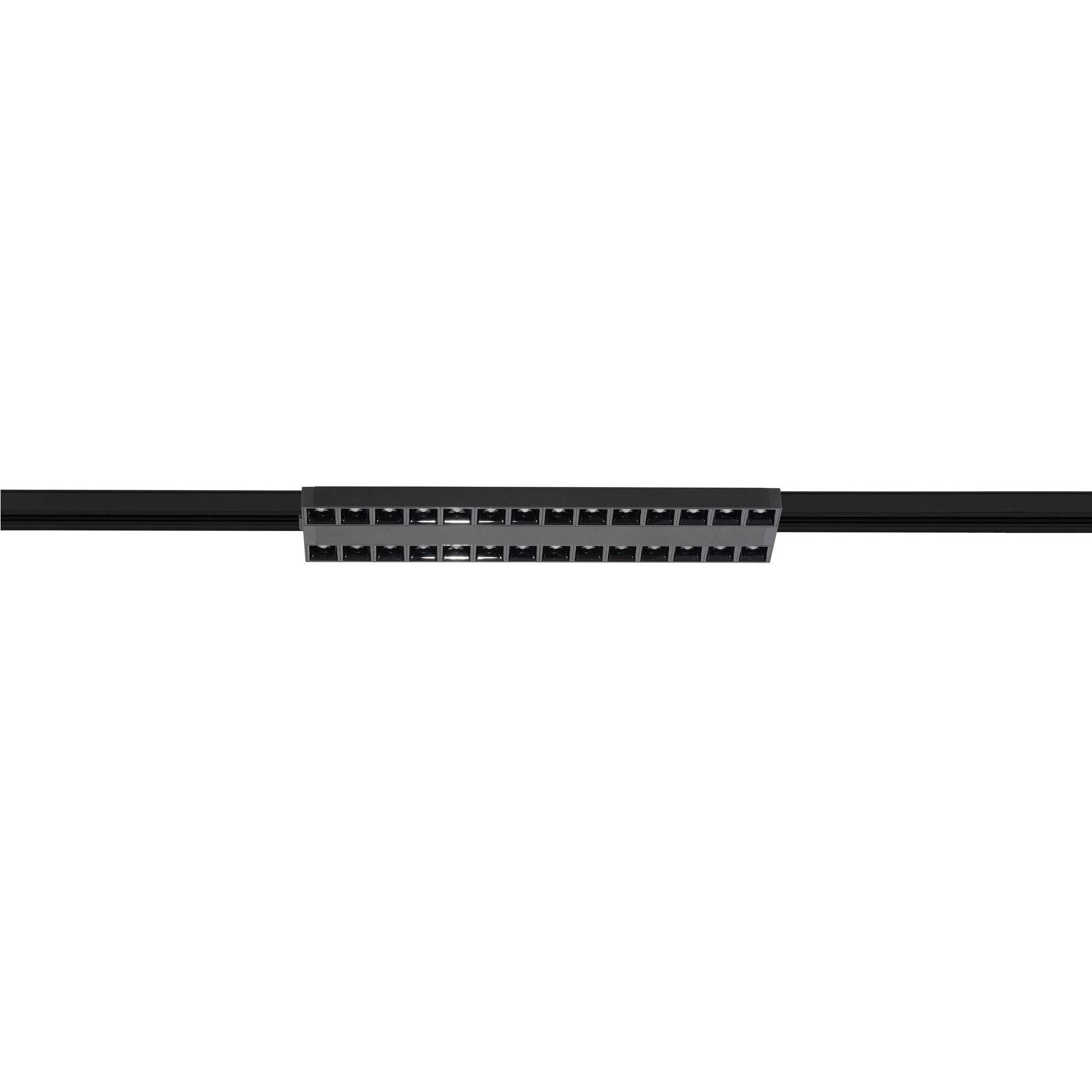 Preisbild für SLV Schienenstrahler Sight Evo 3-Phasen Aluminium Schwarz Doppelt 25W 6400lm 60D - 830 Warmweiß |