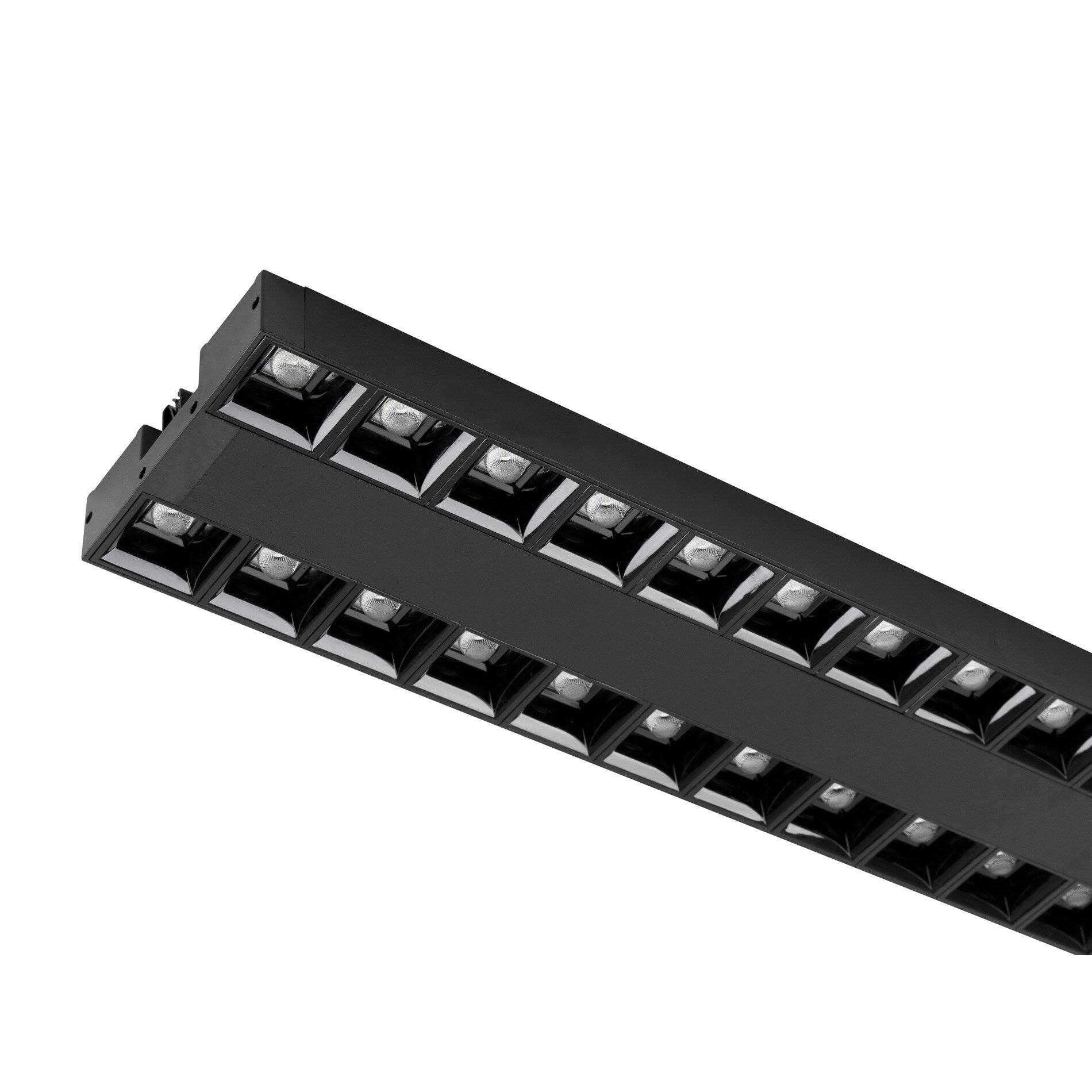 Symbolbild für SLV Schienenstrahler Sight Evo 3-Phasen Aluminium Schwarz Doppelt 25W 6400lm 60D - 830 Warmweiß |