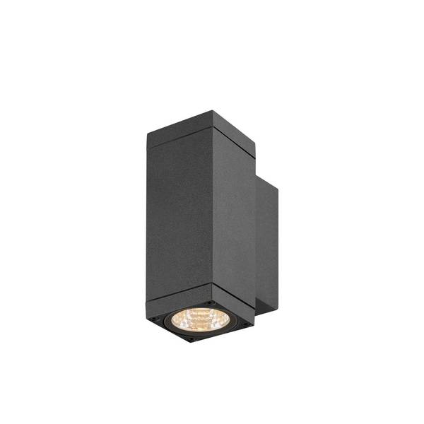 SLV Theo Pro S Wandleuchte Aluminium Anthrazit 3W 350lm - 827 Extra Warmweiß | Außenbeleuchtung
