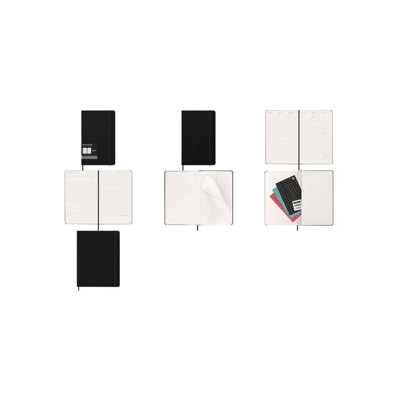MOLESKINE Buchkalender Pro 2027, XL, Hardcover, schwarz-0