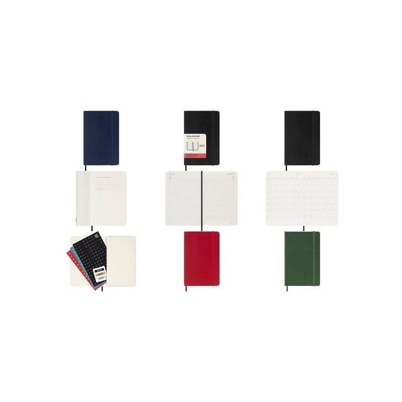 MOLESKINE Taschenkalender 2027, Tage, P/A6, Softcover, grün-0