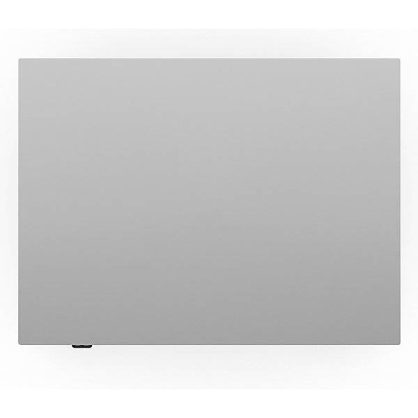 1-Säulen-Schreibtisch Atlanta mit Rollen BxT 800 x 600 mm weiß lichtgrau. TAKKT Industrial & Packaging GmbH-4