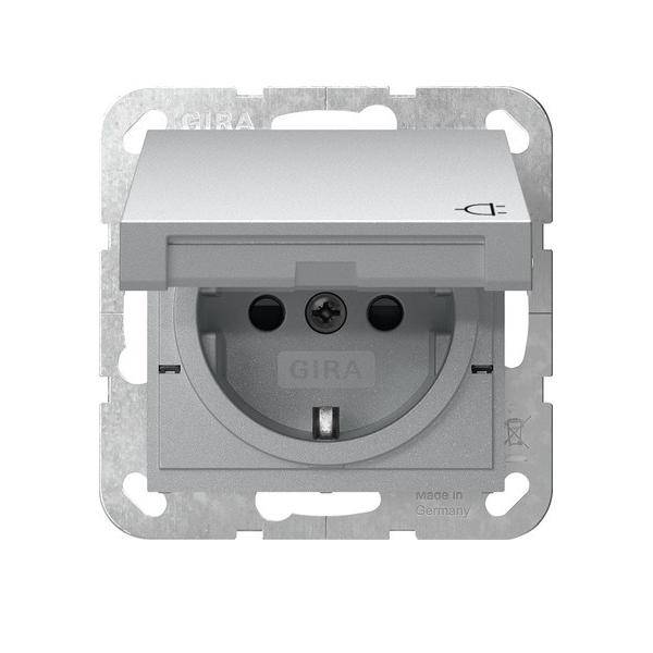 Gira Steckdose KD 475426 Aluminium Kunststoff
