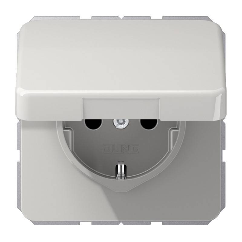 Jung SCHUKO-Steckdose, 16 A 250 CD 1521 BFKL LG-0