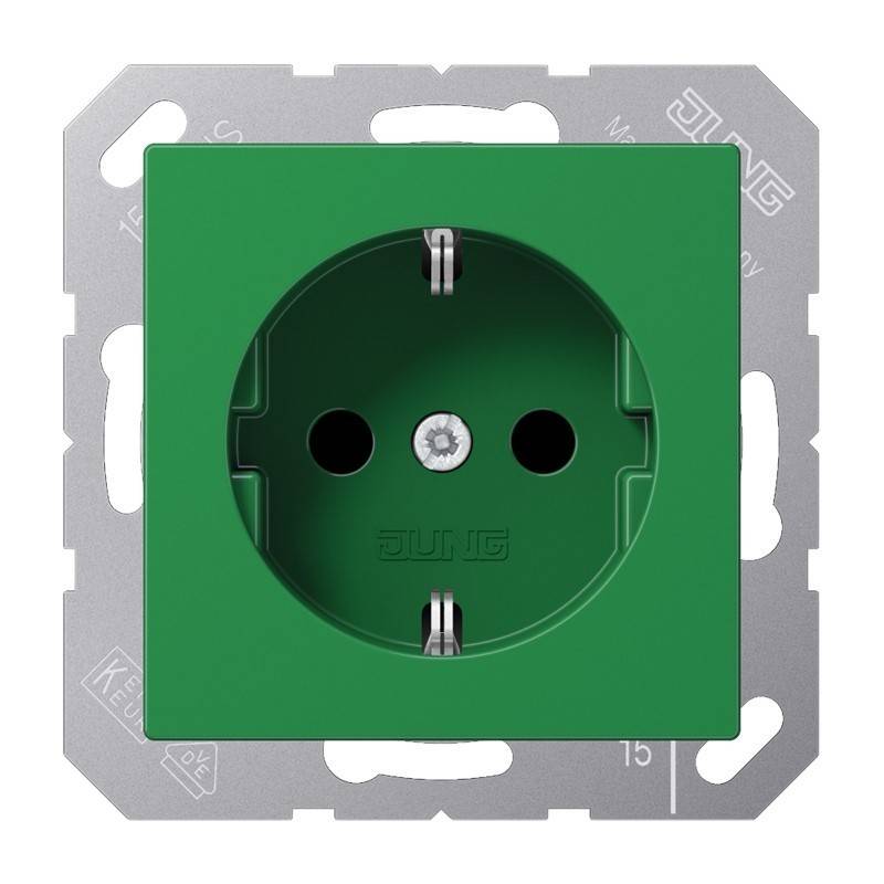 Jung SCHUKO-Steckdose, 16 A 250 A 1521 BF GN-0
