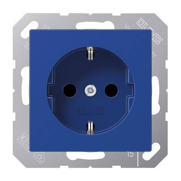 Jung SCHUKO-Steckdose, 16 A 250 A 1521 BF BL