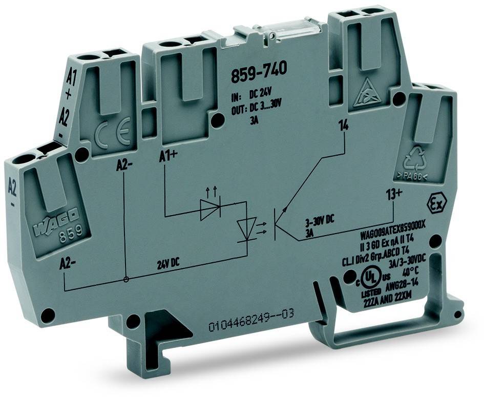 10 Stk. WAGO GmbH & Co. KG Optokoppler-Klemme-0
