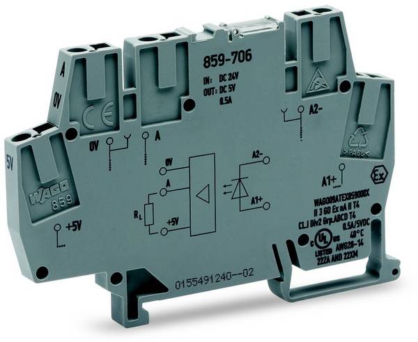 WAGO GmbH & Co. KG Optokoppler-Klemme 859-706
