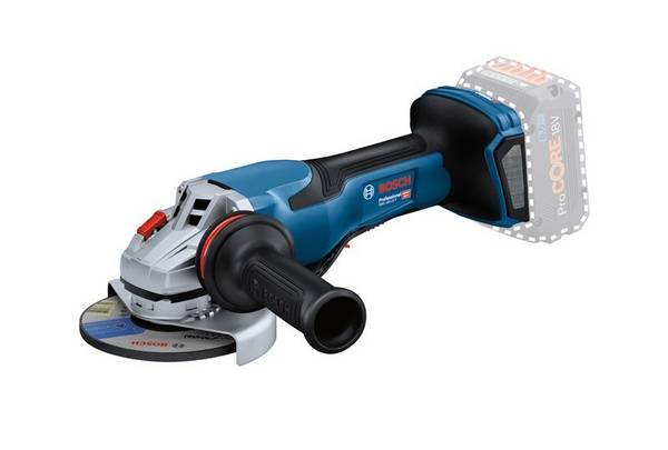 BOSCH 06019H6A01, Akku-Winkelschleifer BITURBO GWS 18V-15 P, solo, L-BOXX