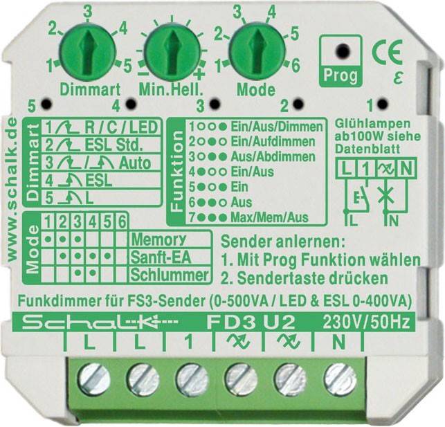 Schalk Funk-Universal-Dimmer FD3 U2-0