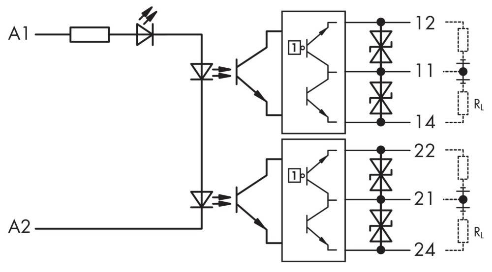 WAGO GmbH & Co. KG Optokoppler 857-1432-2