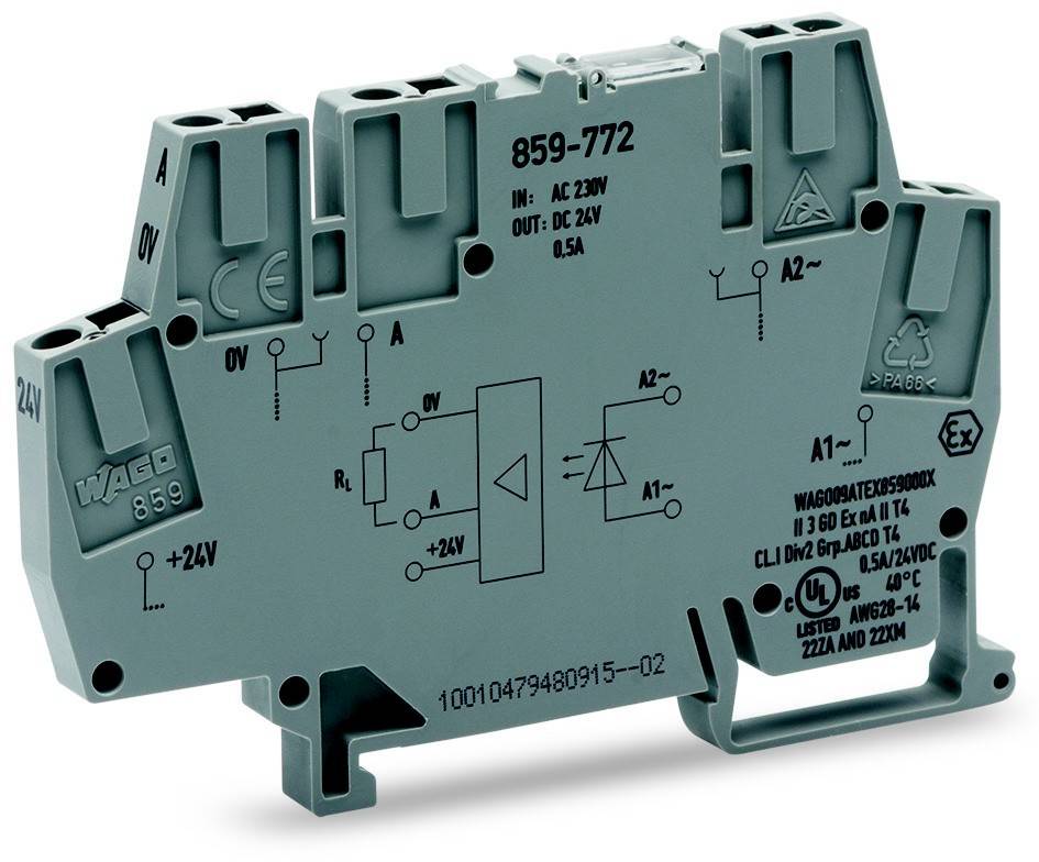 WAGO GmbH & Co. KG Optokoppler-Klemme 859-772-0