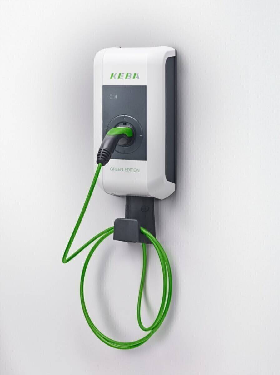 KEBA Wallbox a-series 11kW Type2 3p 6m CabGreen KC-P30-EC22043200RGE-1