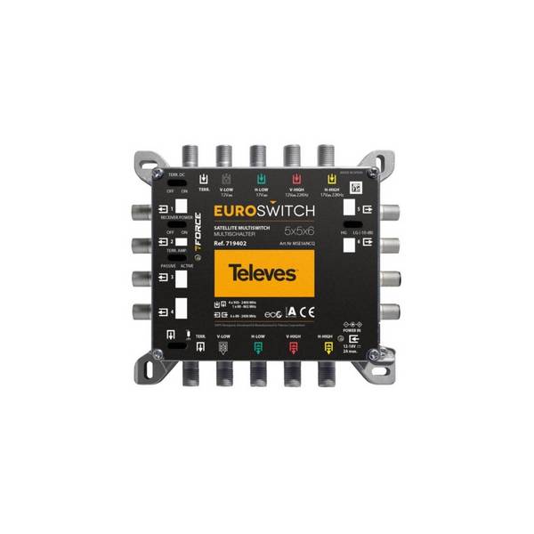 Televes Multischalter 5 in 6 Guß MSE56NCQ