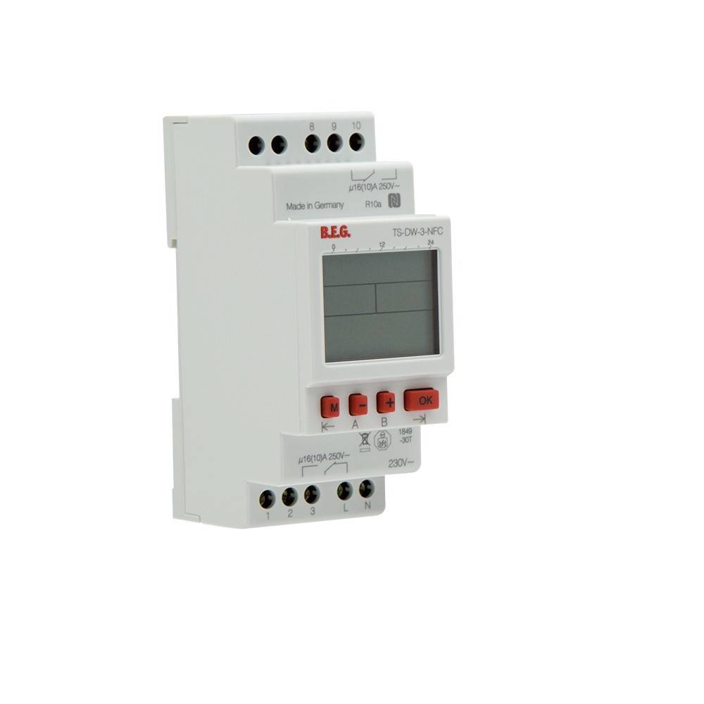 BEG Brück Electronic Zeitschaltuhr TS-DW-3-NFC-0