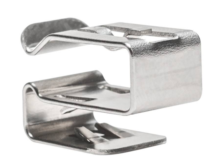 100 Stk. HellermannTyton Metal Edge Clip MSC2LP-0