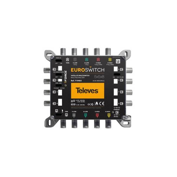 Televes Multischalter 5 in 8 Guß MSE58NCQ