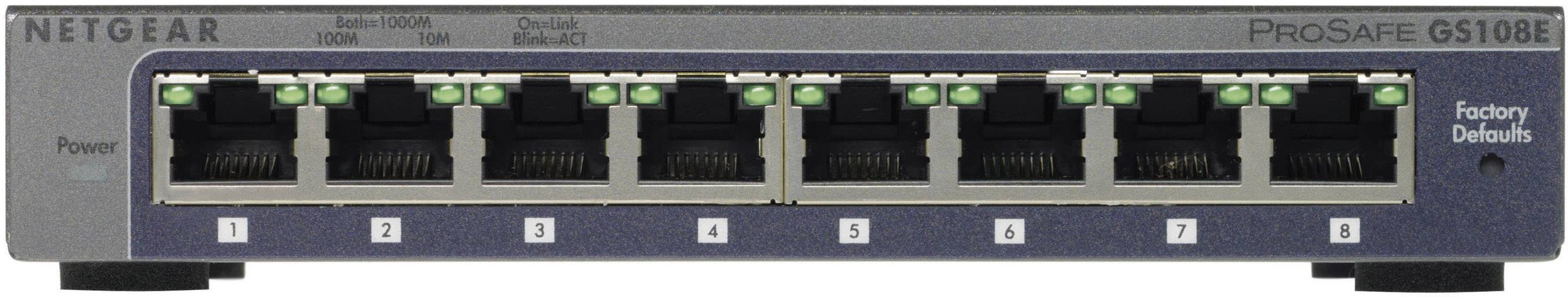 NETGEAR GS108E-300PES Netzwerk Switch GS108E-300PES 8 Port 1 GBit/s-1
