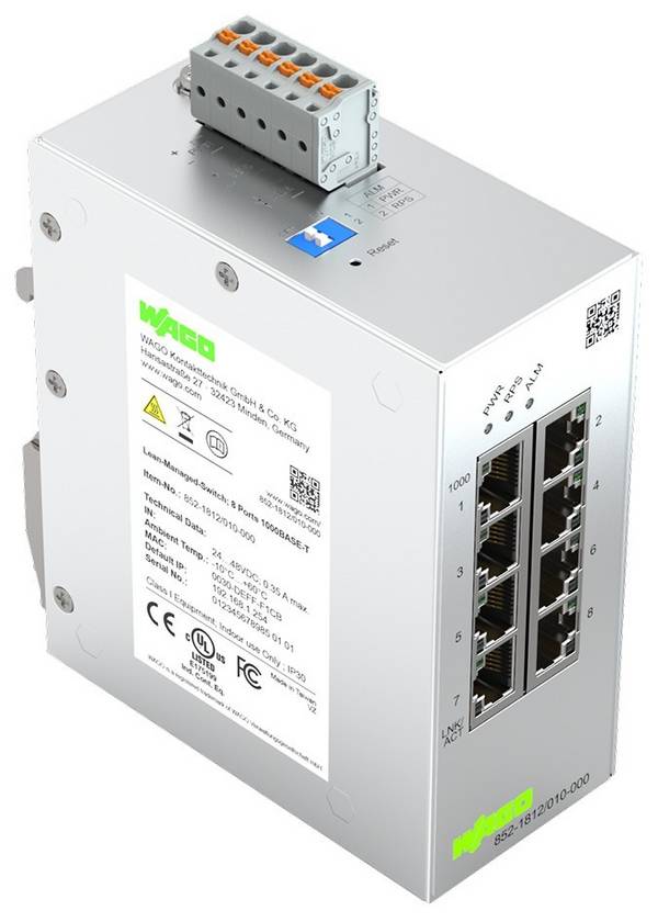 WAGO GmbH & Co. KG Lean-Managed-Switch,8