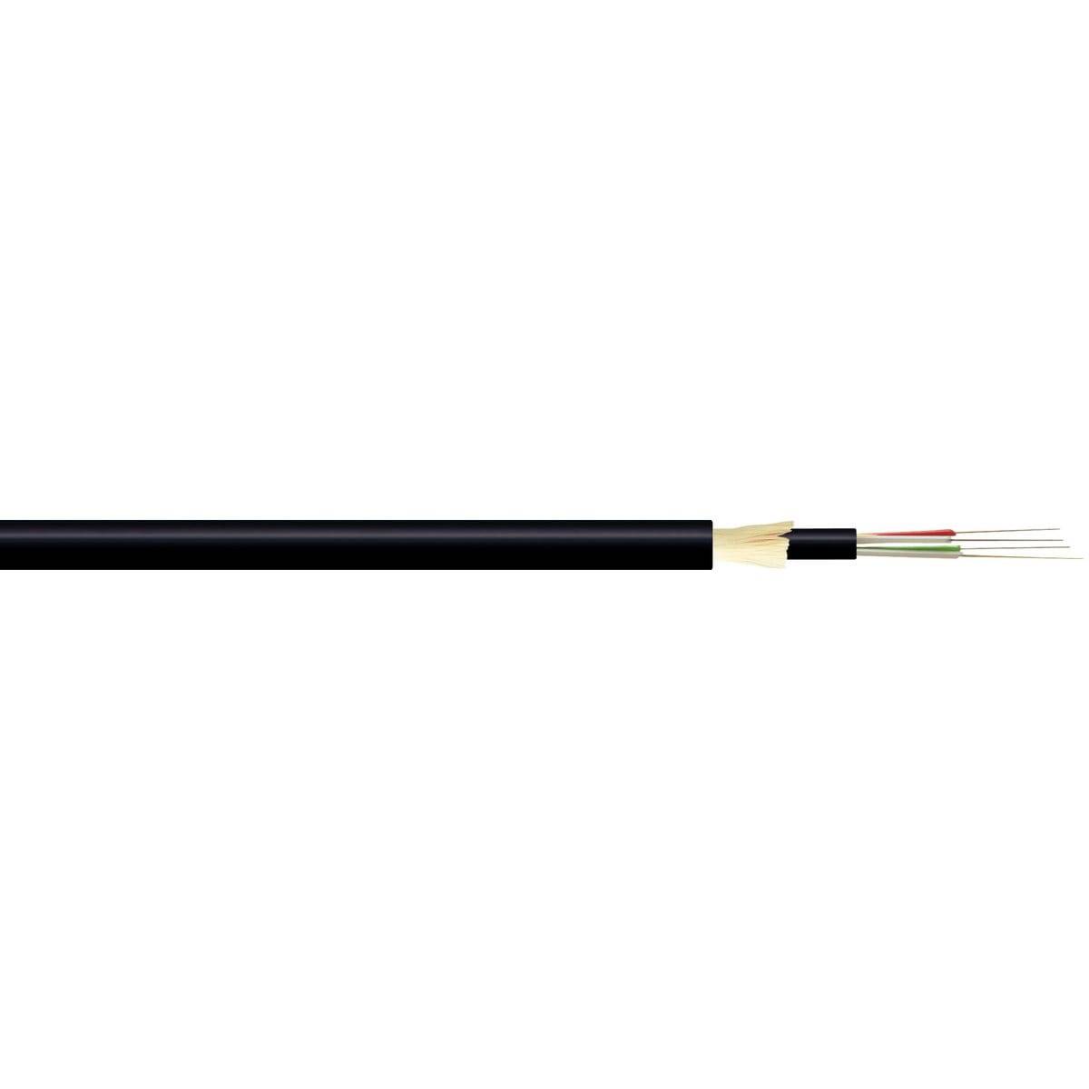 26644912 Glasfaserkabel Hitronic HQA 9/125µ Singlemode OS2 Schwarz 3200-0