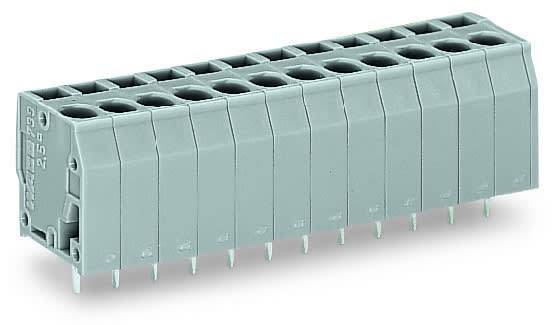 WAGO Leiterplattenklemme,2,5 mm²,Rastermaß 5 mm,grau-0