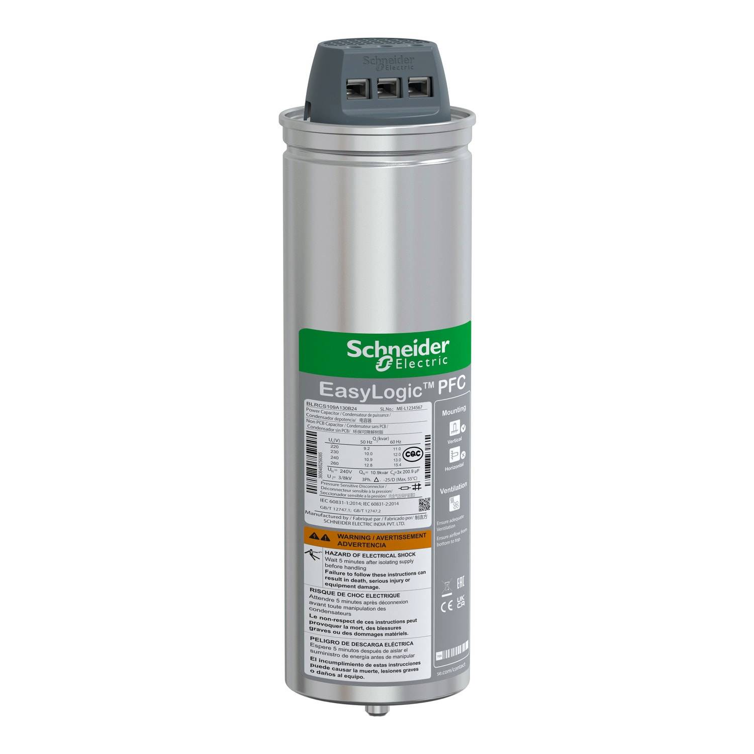 SE BLRCS109A130B24 Varpluscan SDY 10.9/13KVAR 240V-0