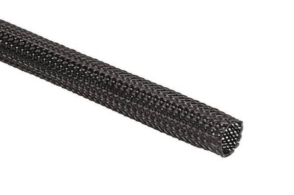 HELL HEGP05-PET-BK-T4 Polyester Geflechtschlauch sw