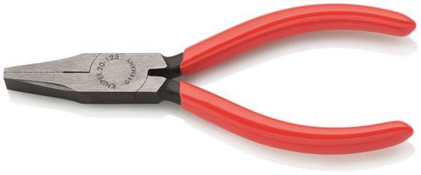 Knipex 20 01 125 Flachzange 2001125 125mm poliert Kunststoff überzogen