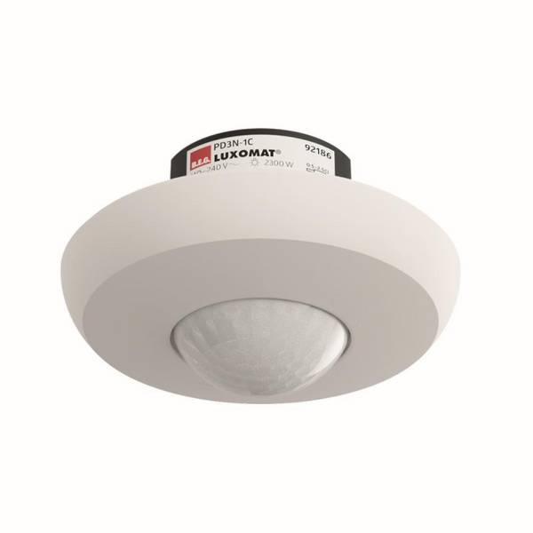 BEG Präsenzmelder PD3N-UP-1C 92186 RAL9010 LUXOMAT 1 Kanal Unterputz Install.Baumaterial
