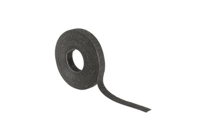 HellermannTyton TEXTIE Polyamid, Polyethylen Kabelmarkierung Haken & Schleife Schwarz 12.5mm x 5 m-0