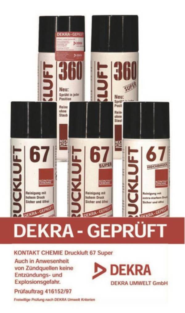 Hellermann DRUCKLUFT67 400ml Spray Sprühdose 935-11032 Install.Baumaterial Befestigungsmaterial