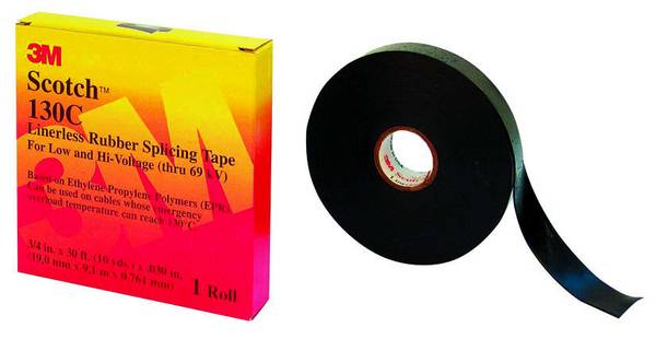 3M Kautschuk-Band SCOTCH130C/19X9 Scotch 130C 19MMX9MX0,75MM