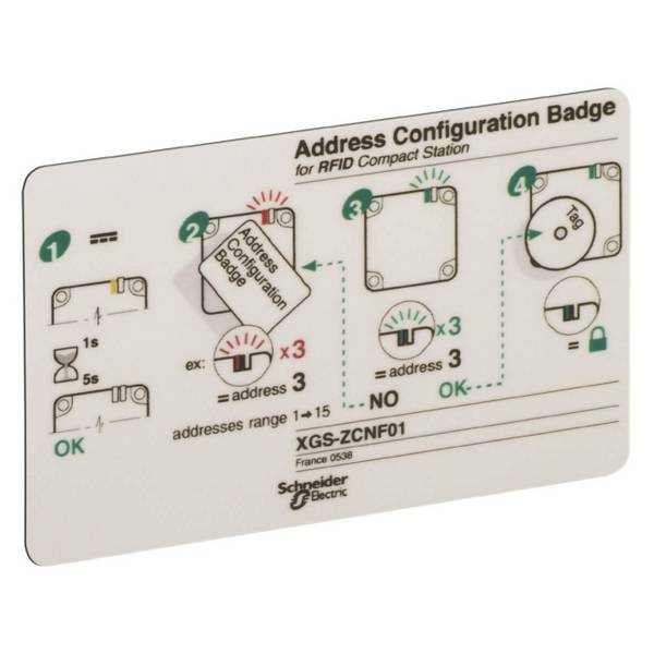 Telemecanique XGSZCNF01 RFID Konfigurationskarte f.Stationsadressen