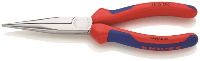 Knipex 38 15 200 Mechanikerzange 3815200 200mm verchromt 2-Komp. Griffhülle-0
