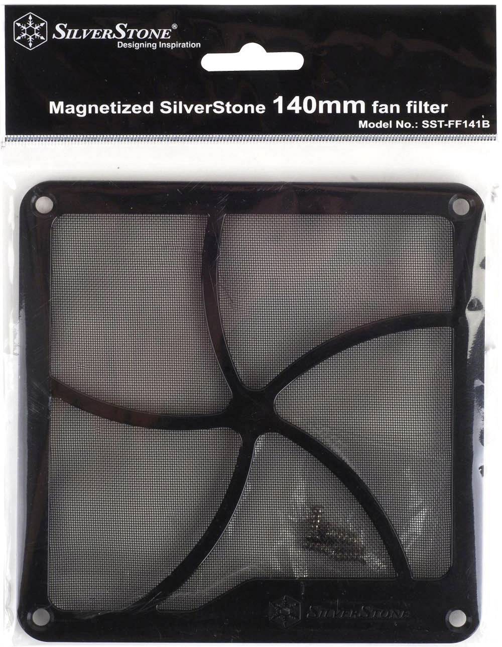 SilverStone FF141B - Lüftergitter mit Filter-1