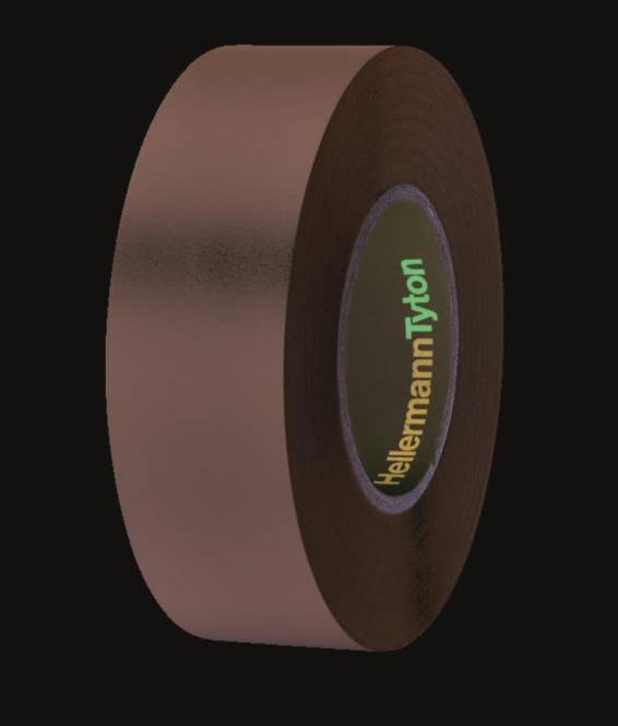 Hellermann HTAPE-FLEX15GY-25x25 PVC HelaTape Isolierband grau 710-00141-0
