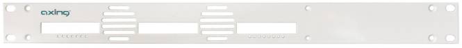 AXING Frontplatte f.19z-Einbau MKZ 1-01 CI f.MK-8/16-06 in 19z-Einschub CI-Slots-0