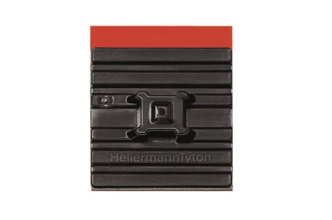 HELLERMANNTYTON - Hellermann Tyton FMB4APT-A-PA66HS-BK, Polyamid, Schwarz, -40 - 90 °C, 28 mm, 28 mm, 6,3 mm-0