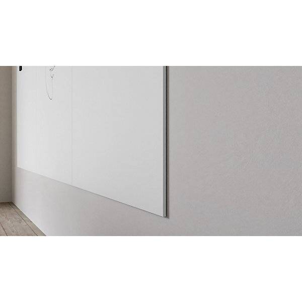 Design XXL-Whiteboard Sharp Wall HxT 1980 x 10 mm rahmenlos Breite 2940 mm weiß. Smit Visual Supplies BV-3
