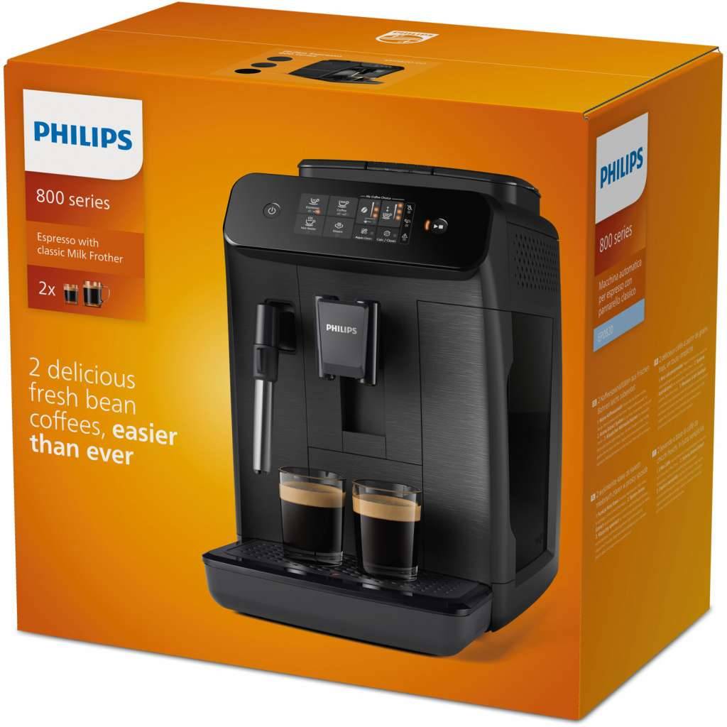 Philips 800 series Series 800 EP0820/00 Kaffeevollautomat, Espressomaschine, 1,8 l, Gemahlener Kaffee, Eingebautes Mah-4
