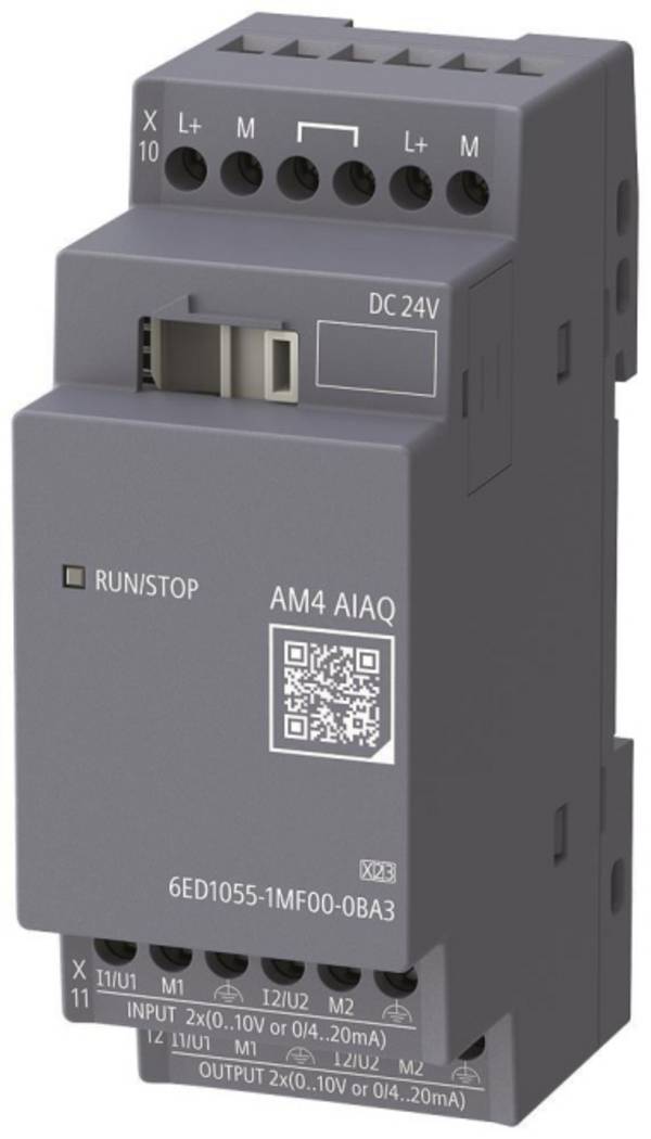 Siemens LOGO! AM4 6ED1055-1MF00-0BA3 AI/AQ 9 Erweiterungsmodule DC24V Industriematerial Automation