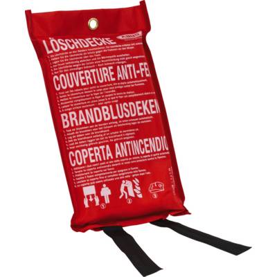 ABUS Feuerlöschdecke, DIN EN 1869, weiß, Glasfasergewebe, 1000x1000mm, 527g-0