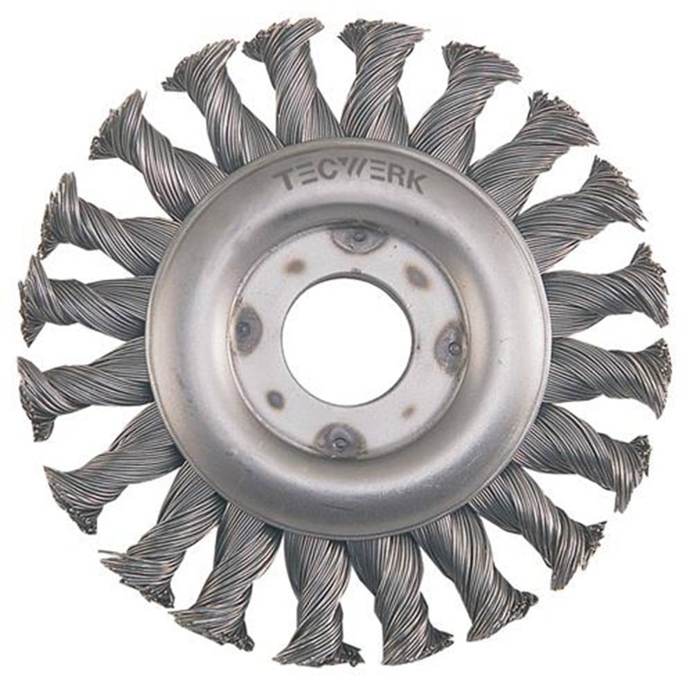 Rundbürste D.125mm Drahtstärke 0,5mm STA 13mm 12500min-¹ TECWERK-0