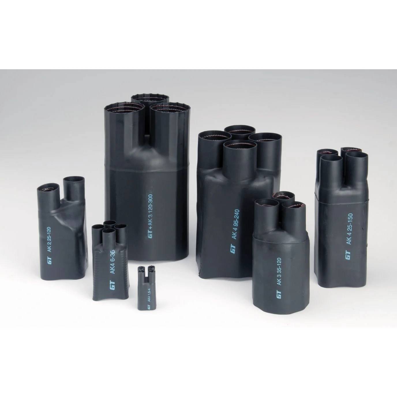 Filoform Schrumpf-Aufteilkappe, AK 4 6-35, 4x6-35mm², schwarz, 1 Stk.