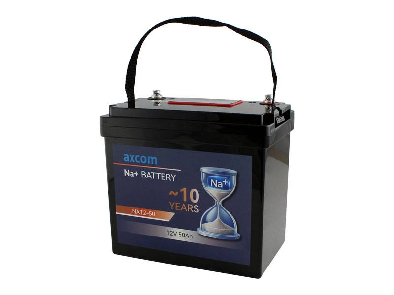 Axcom Natrium Ionen Akku 12V 50Ah mit M6 Kontakten-0