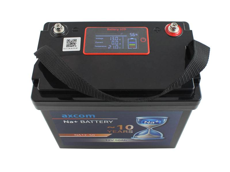 Axcom Natrium Ionen Akku 12V 50Ah mit M6 Kontakten-2