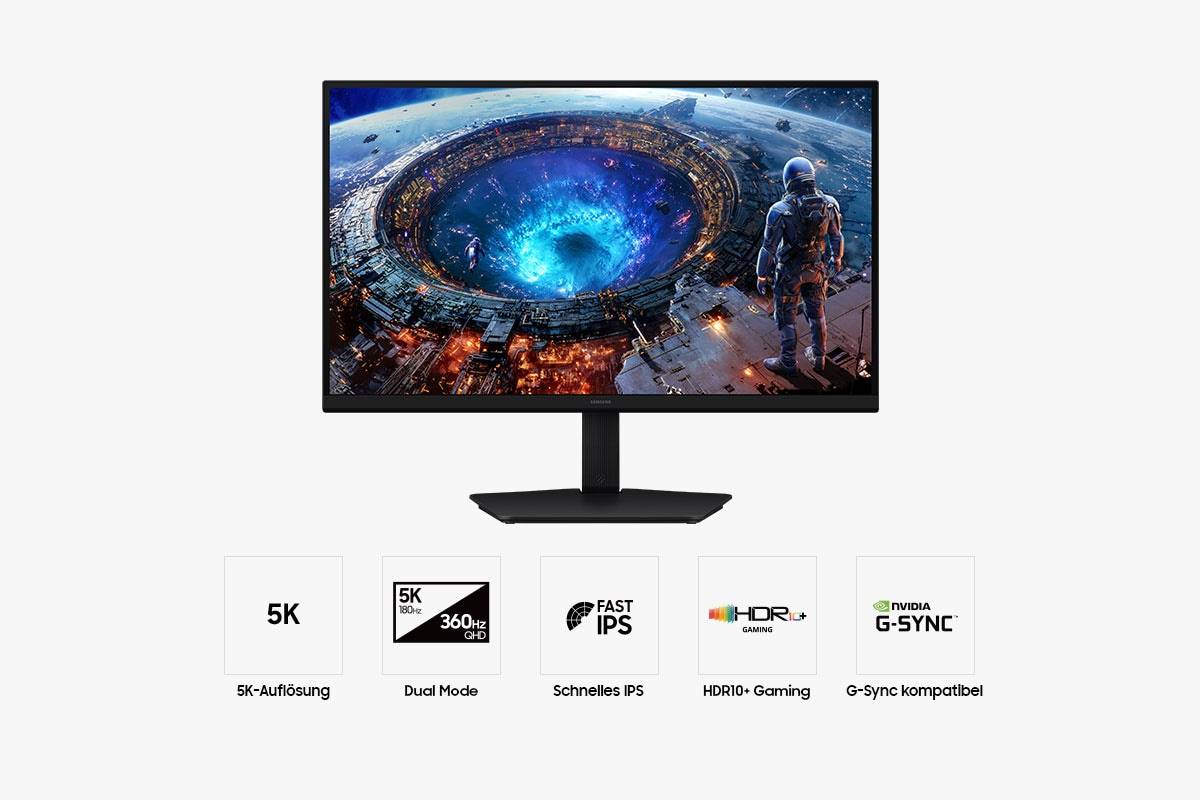Samsung Odyssey G8 S27HG806EF - G80HF Series - LED-Monitor - Gaming - 68.6 cm (27")-3