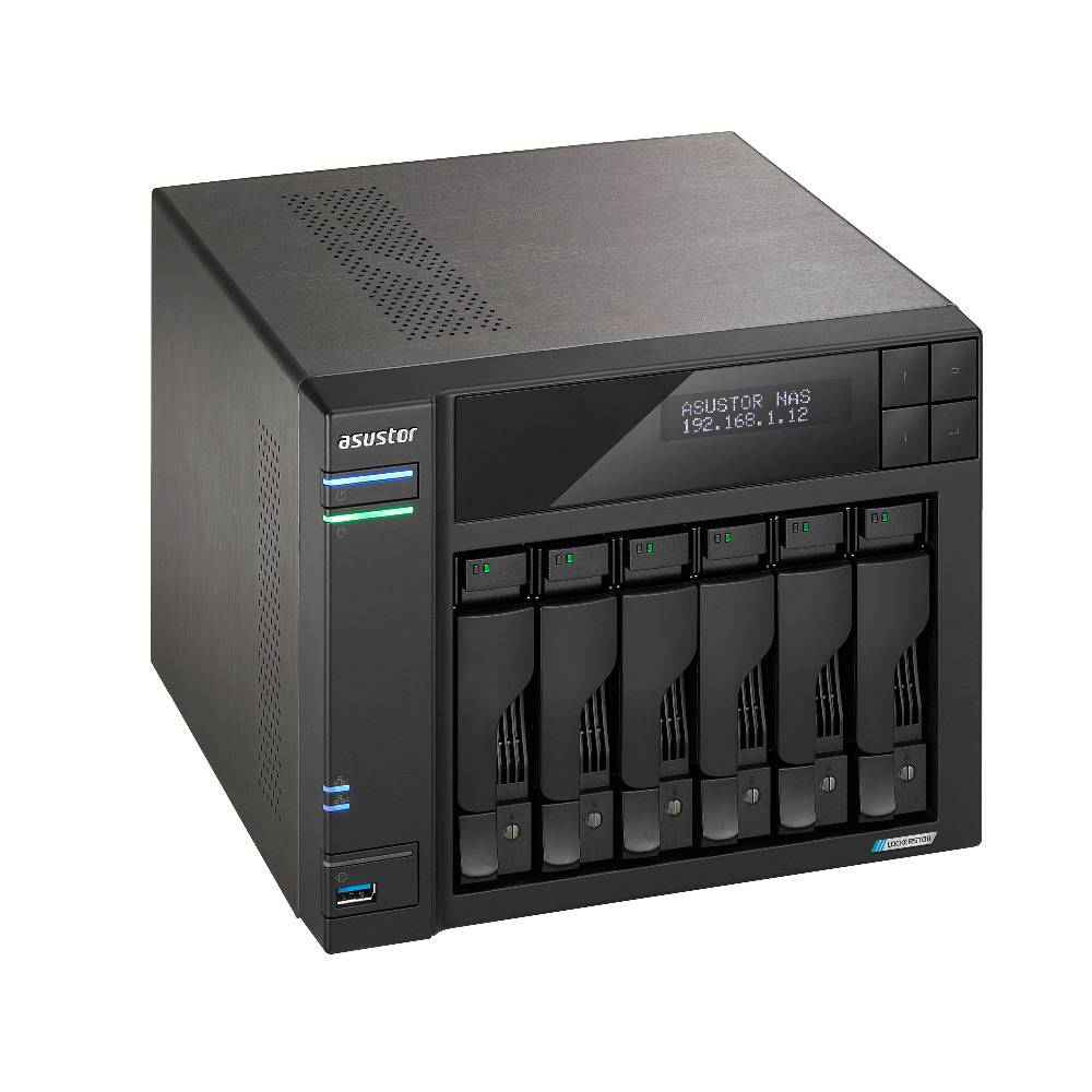 Asustor Lockerstor 6 Gen2+ - NAS-Server - 6 Schächte-1
